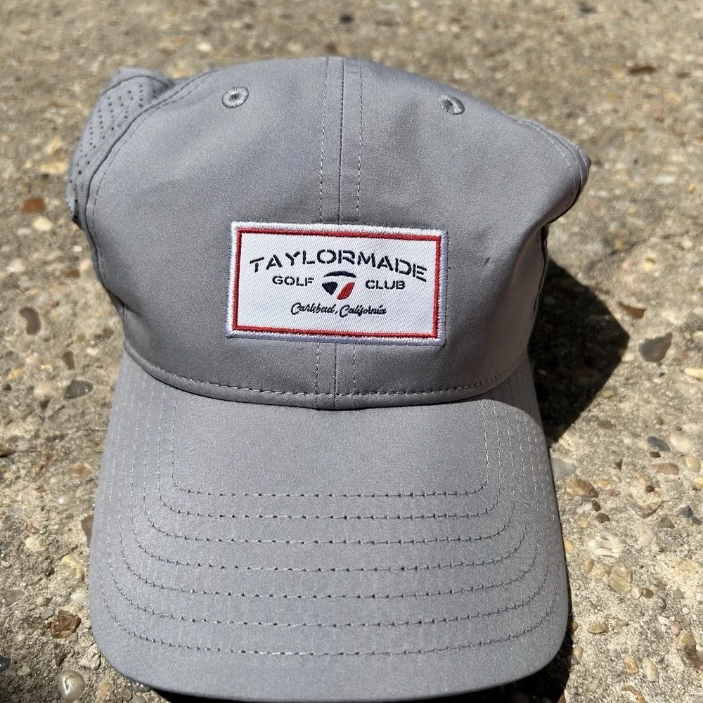 Taylormade Golf Club Gray Baseball Cap Hat